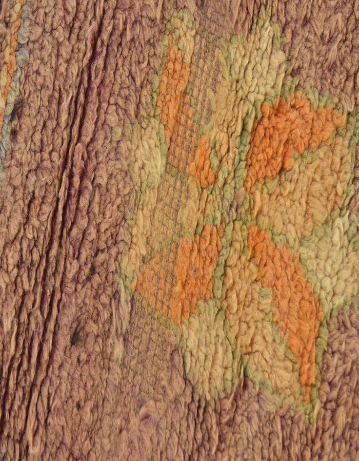 Detail image of 6' 4 x 15' 9  Hand Knotted Moroccan Wool Runner Rug