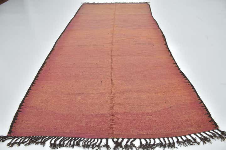 6' 2 x 13' 2 Hand Knotted Moroccan Wool Runner Rug