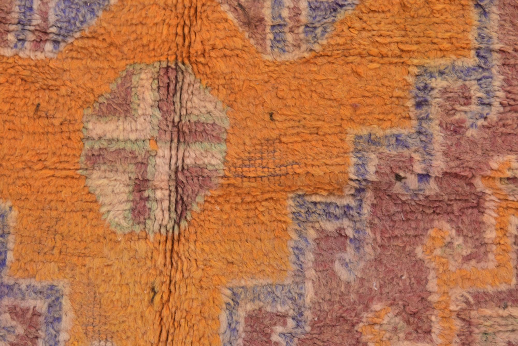 7' x 16' Hand Knotted Moroccan Wool Runner Rug
