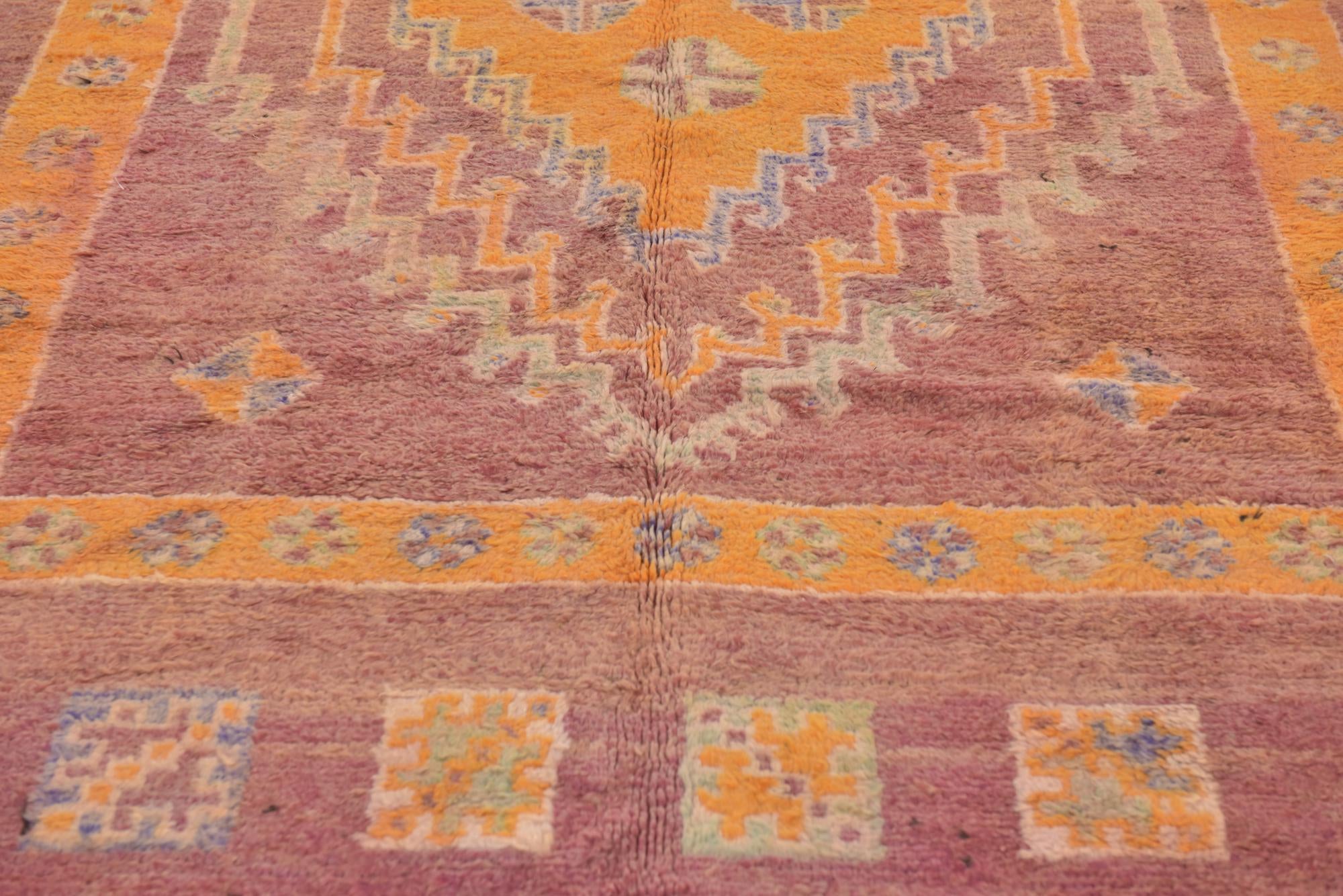 7' x 16' Hand Knotted Moroccan Wool Runner Rug