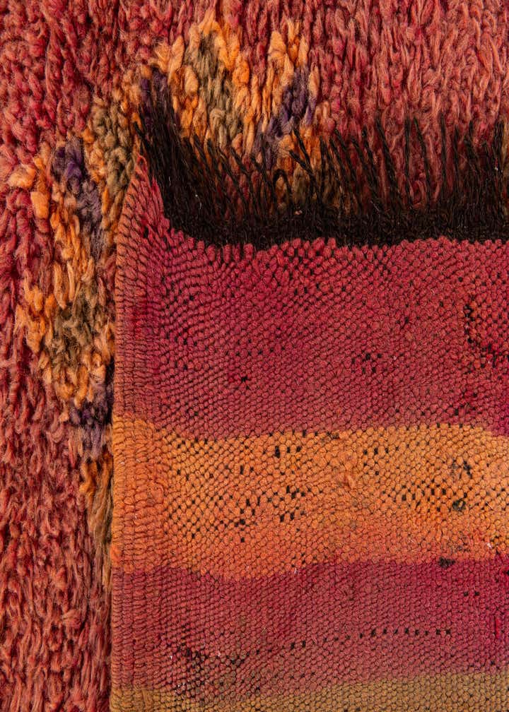 6' 5 x 12' 5 Hand Knotted Moroccan Wool Runner Rug
