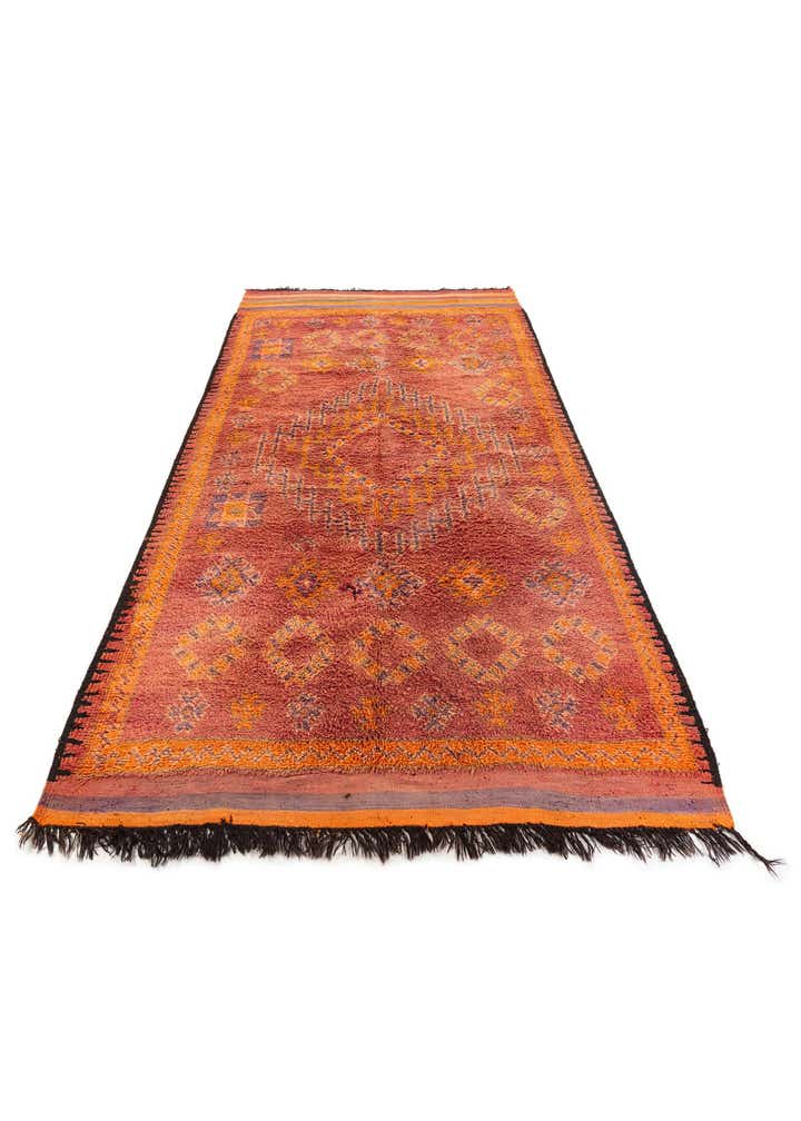6' 5 x 12' 5 Hand Knotted Moroccan Wool Runner Rug