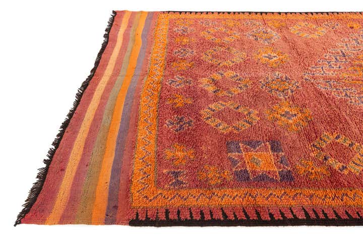 6' 5 x 12' 5 Hand Knotted Moroccan Wool Runner Rug