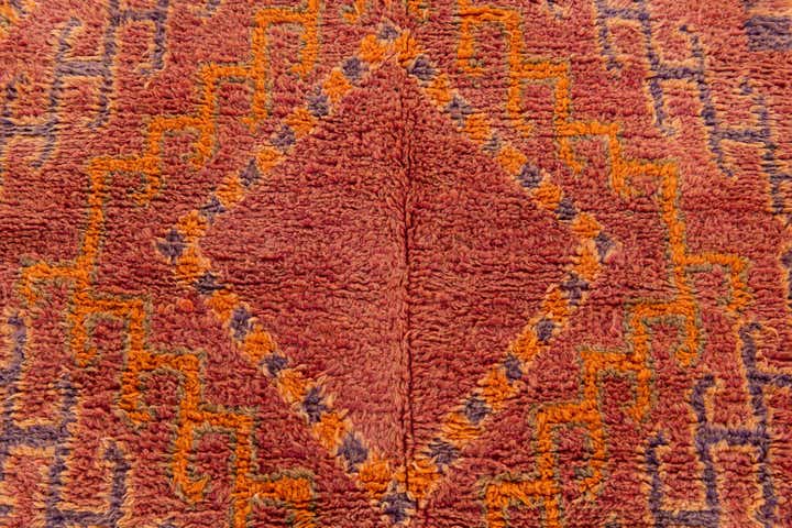 6' 5 x 12' 5 Hand Knotted Moroccan Wool Runner Rug