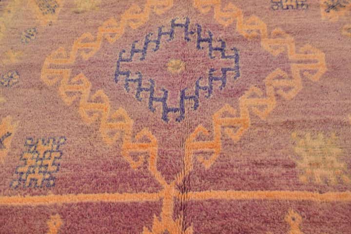 5' 10 x 11' 3 Hand Knotted Moroccan Wool Runner Rug