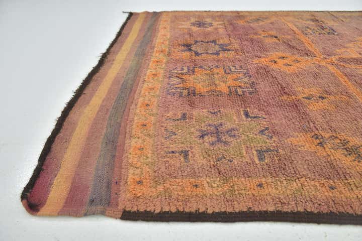 5' 10 x 11' 3 Hand Knotted Moroccan Wool Runner Rug