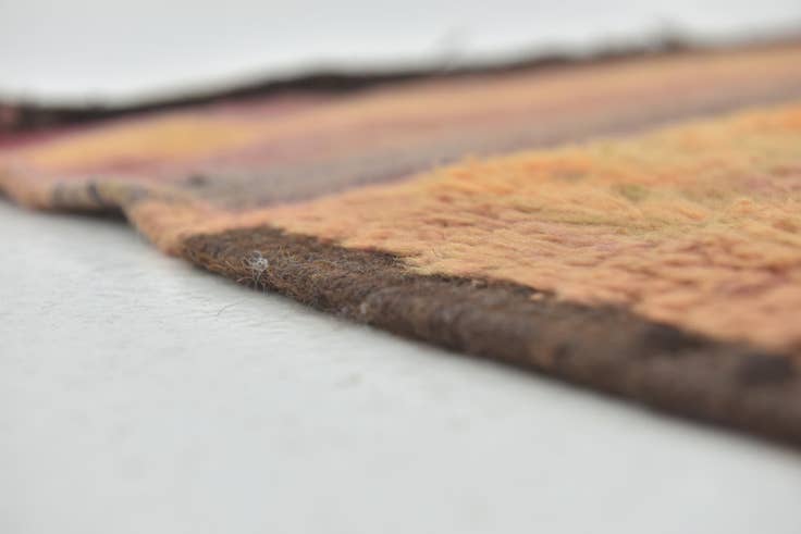 Detail image of 5' 10 x 11' 3 Hand Knotted Moroccan Wool Runner Rug