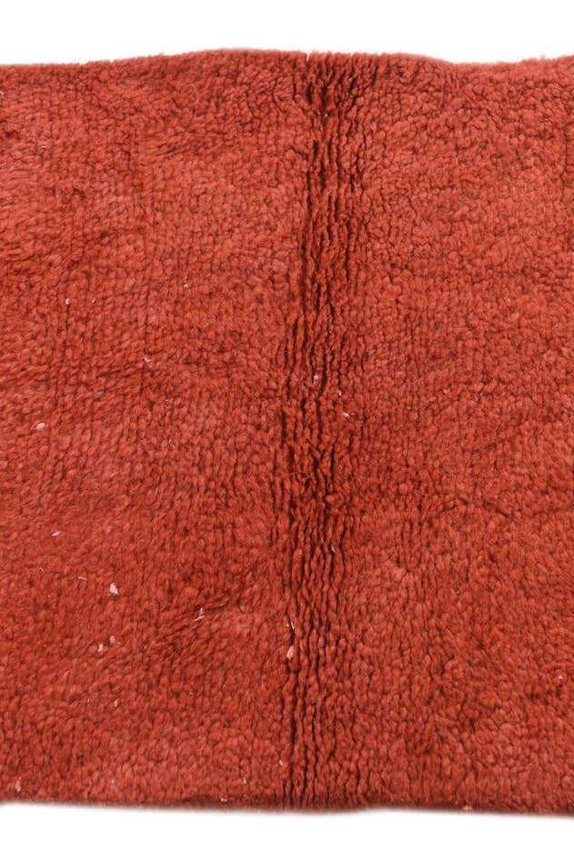 Detail image of 2' 3 x 4' 5 Hand Knotted Moroccan Wool Runner Rug