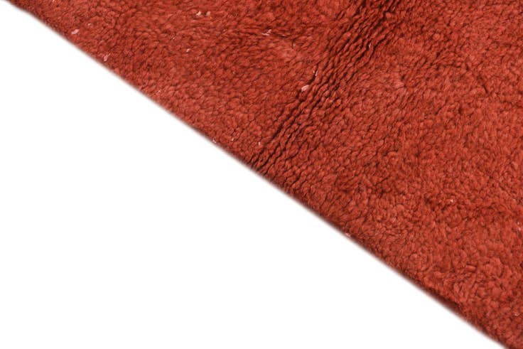 Detail image of 2' 3 x 4' 5 Hand Knotted Moroccan Wool Runner Rug