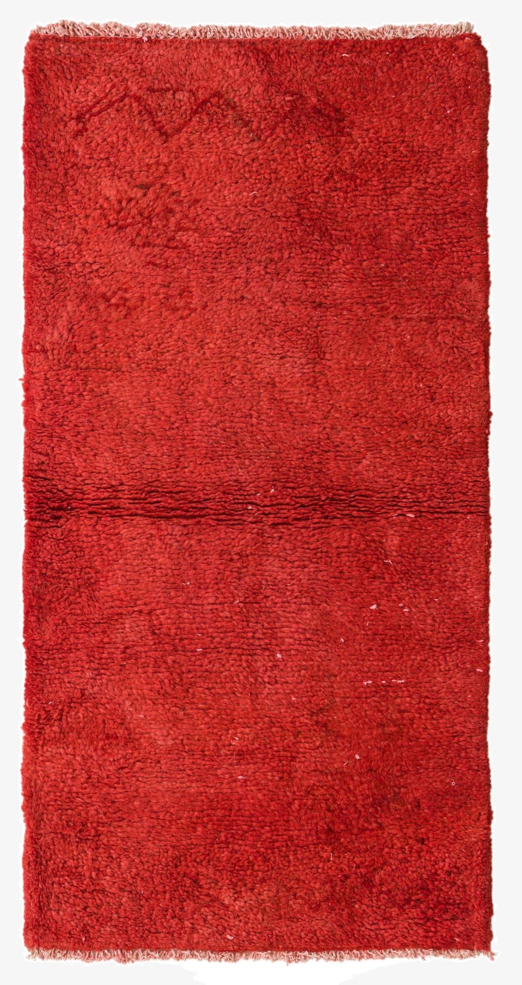 2' 3 x 4' 5  Hand Knotted Moroccan Wool Runner Rug