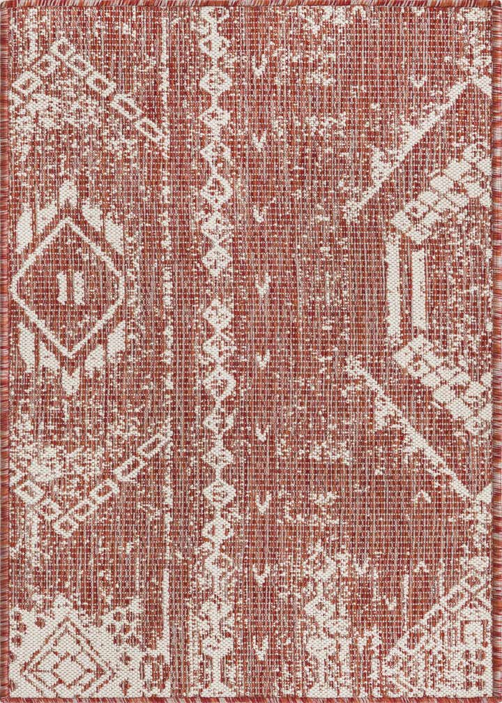 2' x 4' Easy-Clean Bohemian Indoor / Outdoor Runner Rug