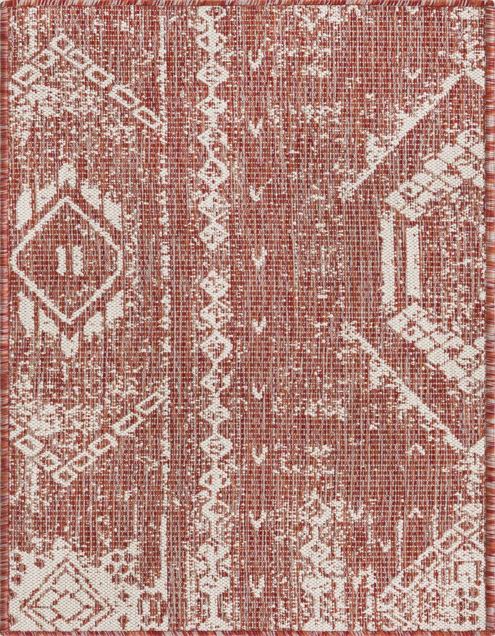 2' x 4' Easy-Clean Bohemian Indoor / Outdoor Runner Rug
