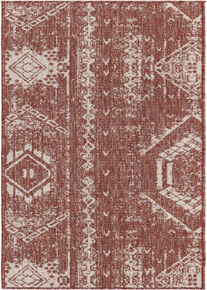 2' x 6' Easy-Clean Bohemian Indoor / Outdoor Runner Rug