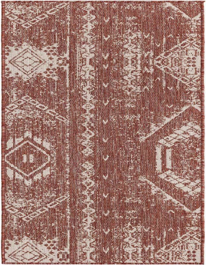 2' x 6' Easy-Clean Bohemian Indoor / Outdoor Runner Rug