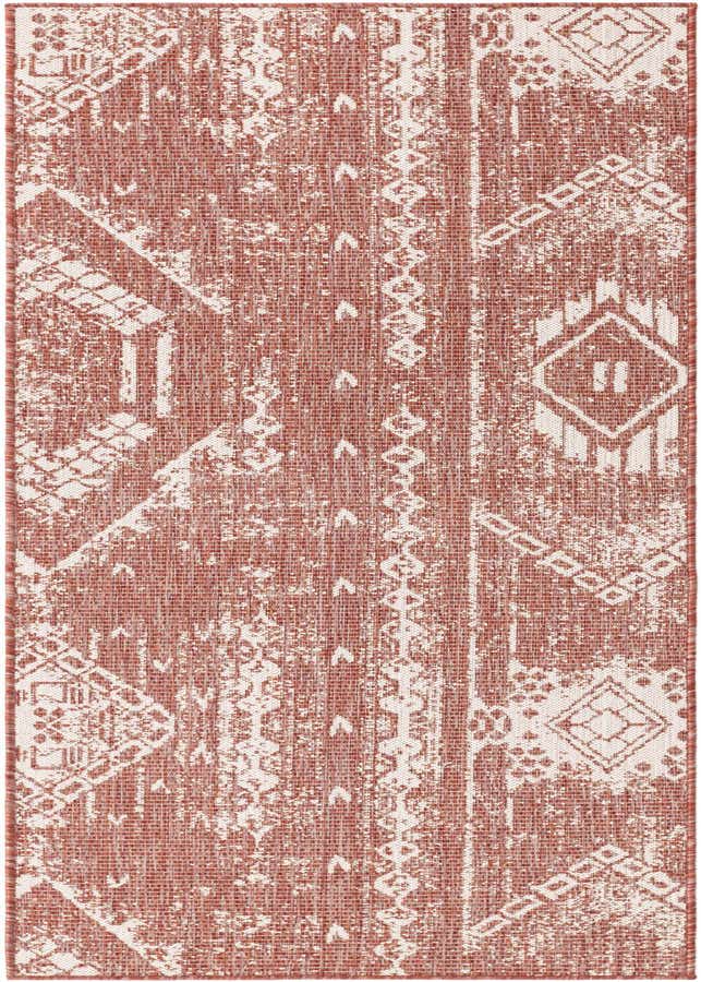 2' x 8' Easy-Clean Bohemian Indoor / Outdoor Runner Rug