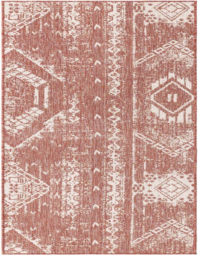 2' x 8' Easy-Clean Bohemian Indoor / Outdoor Runner Rug