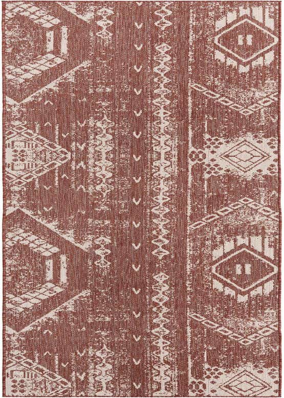 2' 7 x 12' Easy-Clean Bohemian Indoor / Outdoor Runner Rug