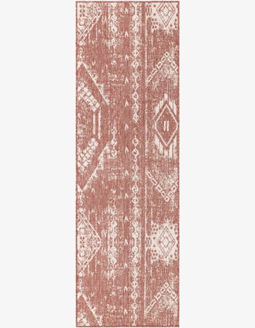 2' x 8' Easy-Clean Bohemian Indoor / Outdoor Runner Rug