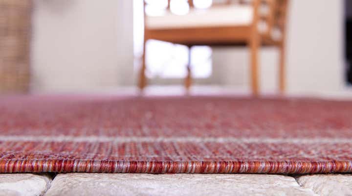 2' x 6' Easy-Clean Border Indoor / Outdoor Runner Rug