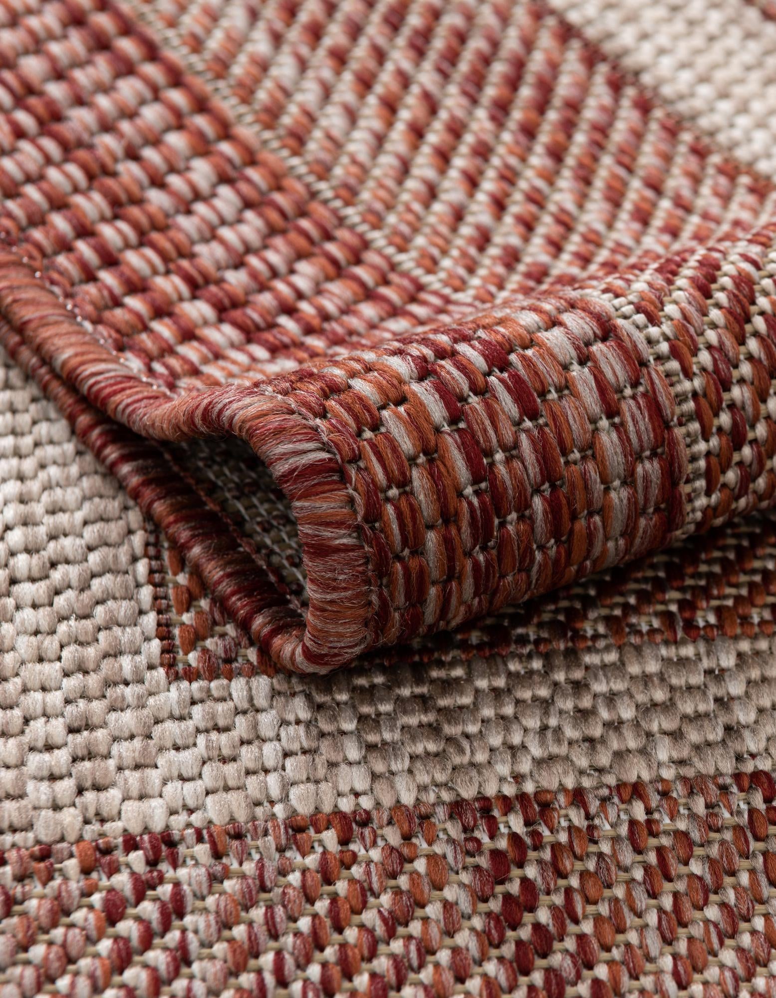 2' x 6' Easy-Clean Border Indoor / Outdoor Runner Rug