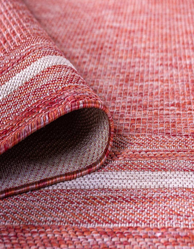 Detail image of 2' x 6'  Washable Border Indoor / Outdoor Runner Rug