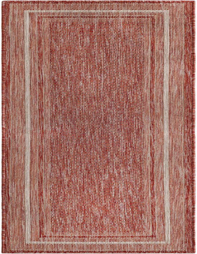2' x 6' Easy-Clean Border Indoor / Outdoor Runner Rug