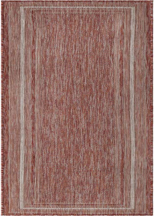 2' x 8' Easy-Clean Border Indoor / Outdoor Runner Rug