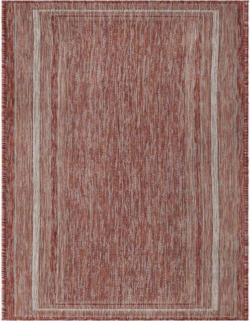 2' x 8' Easy-Clean Border Indoor / Outdoor Runner Rug