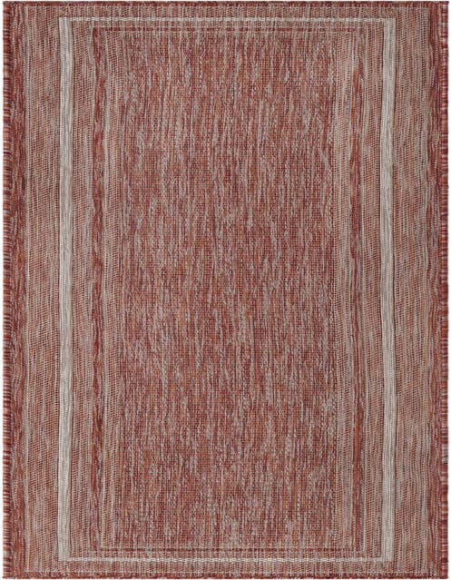 Detail image of 2' x 8' Easy-Clean Border Indoor / Outdoor Runner Rug