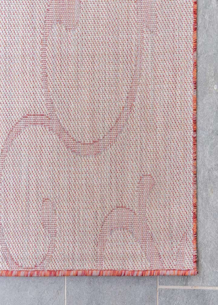 2' x 6' Easy-Clean Botanical Indoor / Outdoor Runner Rug