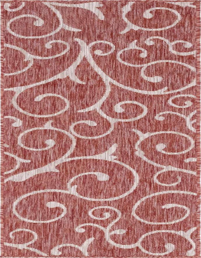 2' x 6' Easy-Clean Botanical Indoor / Outdoor Runner Rug