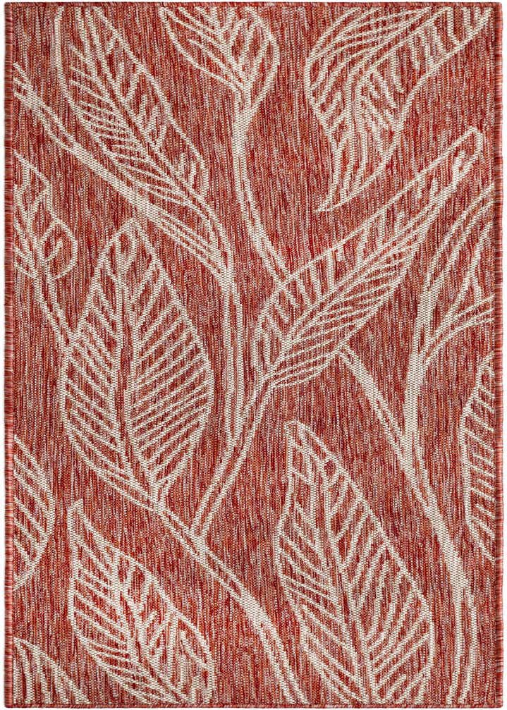 2' x 6' Easy-Clean Botanical Indoor / Outdoor Runner Rug