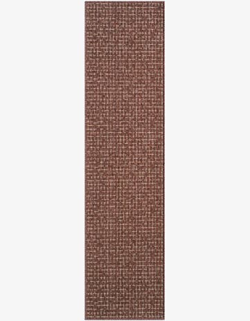 2' x 8' Easy-Clean Checkered Indoor / Outdoor Runner Rug