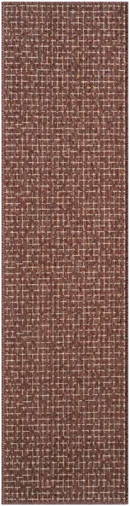 2' x 8' Easy-Clean Checkered Indoor / Outdoor Runner Rug