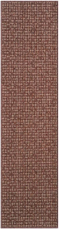 Detail image of 2' x 8' Easy-Clean Checkered Indoor / Outdoor Runner Rug