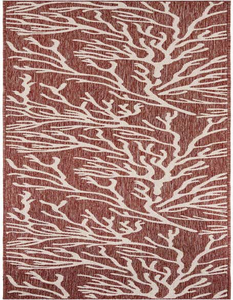 2' 7 x 12' Easy-Clean Coastal Indoor / Outdoor Runner Rug