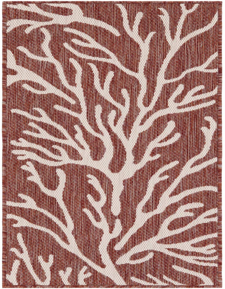 Detail image of 2' x 4' Easy-Clean Coastal Indoor / Outdoor Runner Rug