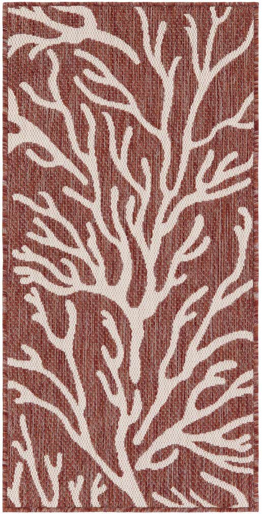 2' x 4' Easy-Clean Coastal Indoor / Outdoor Runner Rug