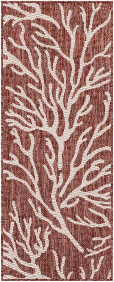 Detail image of 2' x 5' 3 Easy-Clean Coastal Indoor / Outdoor Runner Rug