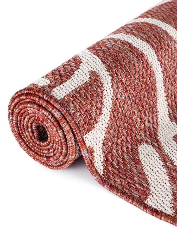 Detail image of 2' x 8' Easy-Clean Coastal Indoor / Outdoor Runner Rug
