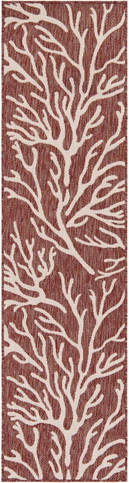 Detail image of 2' x 8' Easy-Clean Coastal Indoor / Outdoor Runner Rug