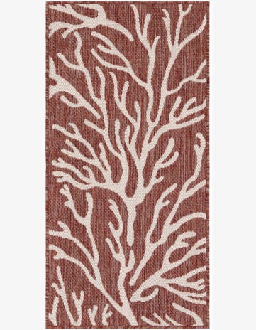 2' x 4' Easy-Clean Coastal Indoor / Outdoor Runner Rug
