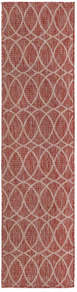 2' x 8' Easy-Clean Lattice Indoor / Outdoor Runner Rug