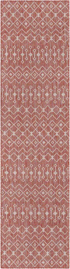 Detail image of 2' 7 x 10' Easy-Clean Lattice Indoor / Outdoor Runner Rug