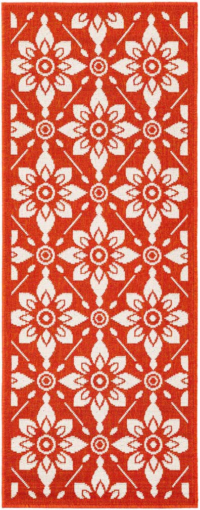 2' x 5' Easy-Clean Lattice Indoor / Outdoor Runner Rug