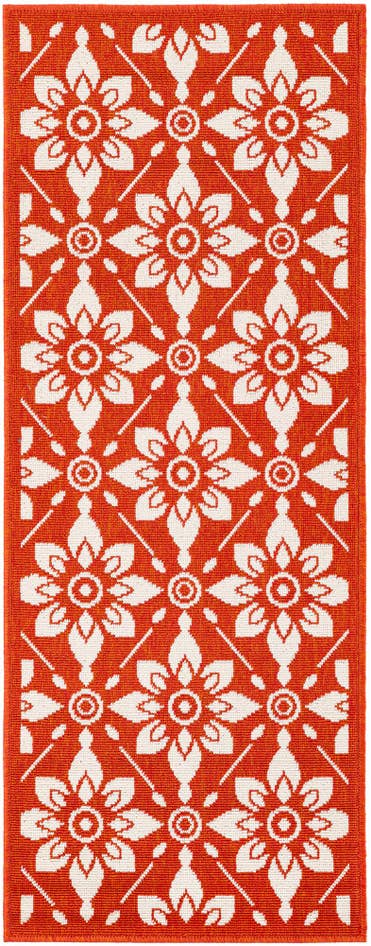 Detail image of 2' x 5' Easy-Clean Lattice Indoor / Outdoor Runner Rug