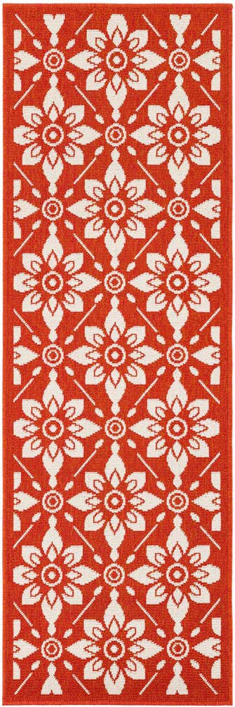 2' x 6' Easy-Clean Lattice Indoor / Outdoor Runner Rug