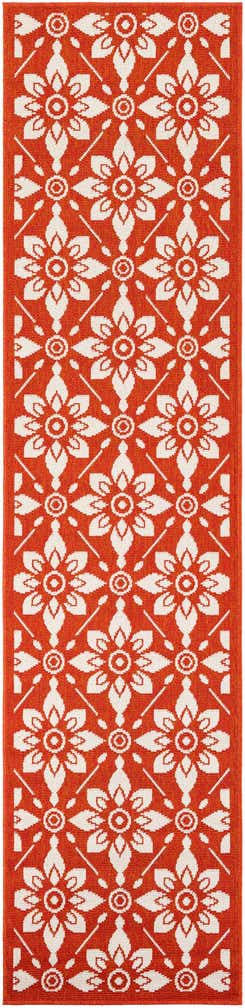 2' x 8' Easy-Clean Lattice Indoor / Outdoor Runner Rug