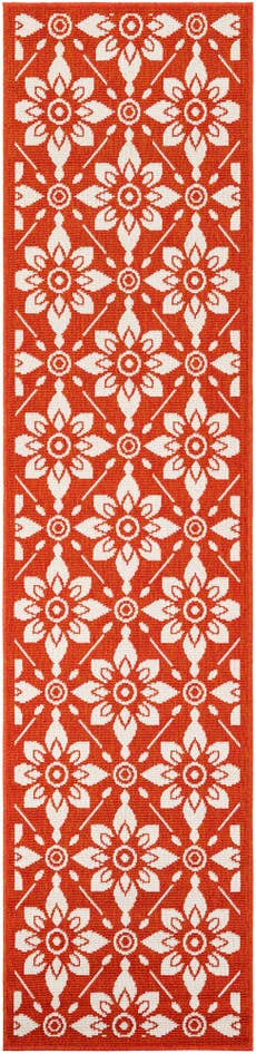 Detail image of 2' x 8' Easy-Clean Lattice Indoor / Outdoor Runner Rug