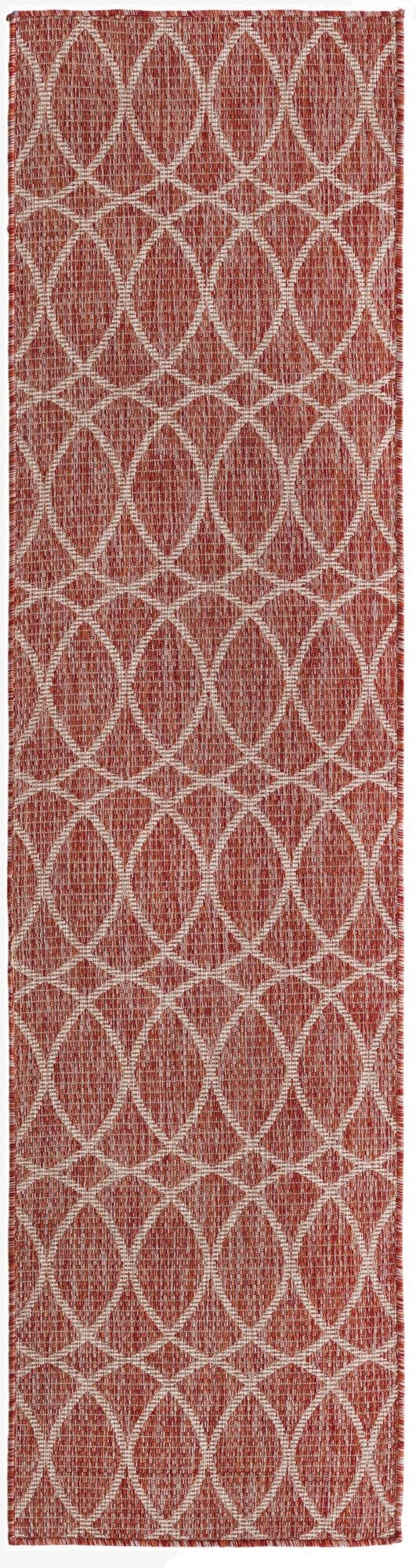2' x 8' Washable Lattice Indoor / Outdoor Runner Rug